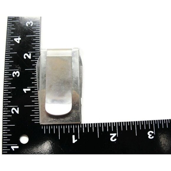 Barlow Norwest Money Clip Silver Tone Knife File Credit Card Cash ID - Picture 6 of 10